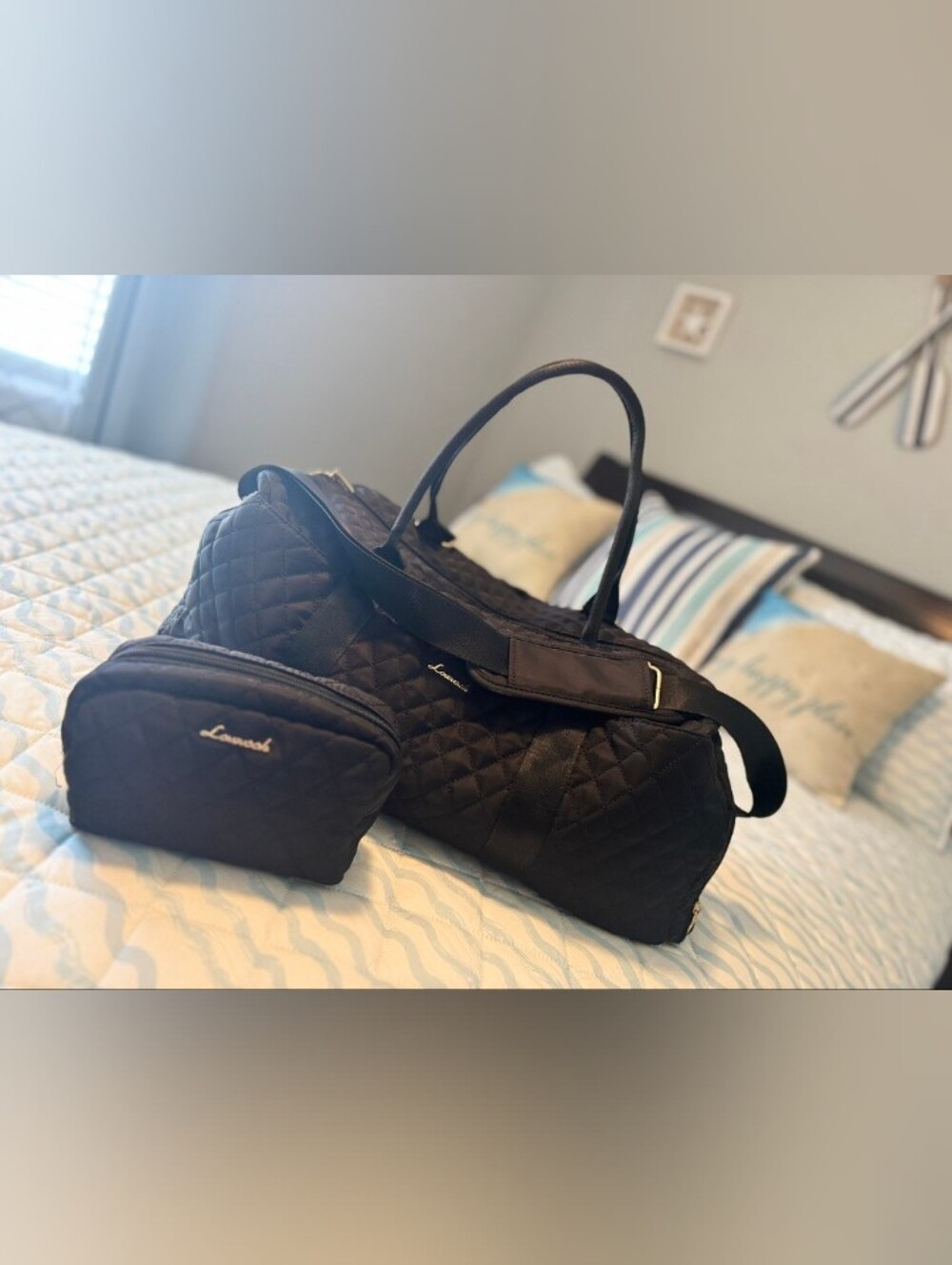LOVEVOOK Travel Duffle Bag, Weekender Bag, Gym Duffel Bag, Carry On - Picture 3 of 12